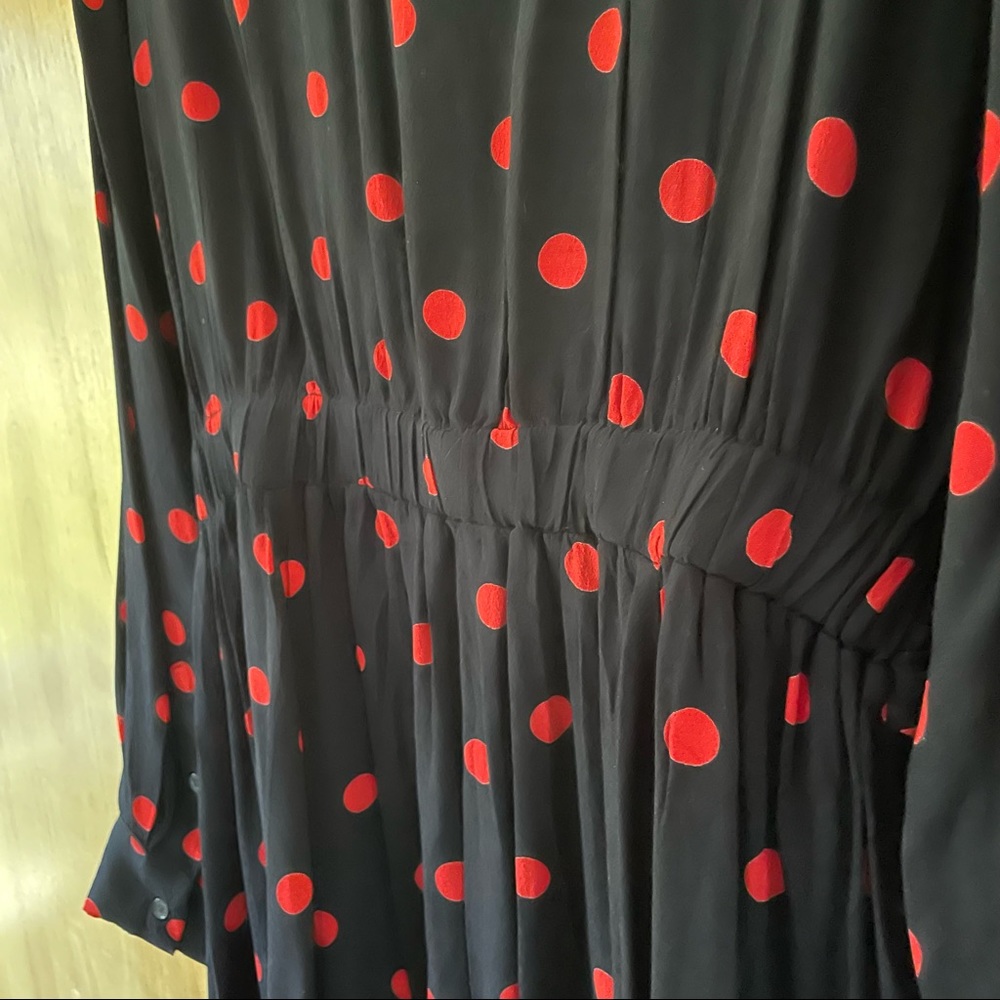 NWT Ganni‎ Barra Dress Polka Dots 42 - Picture 5 of 9